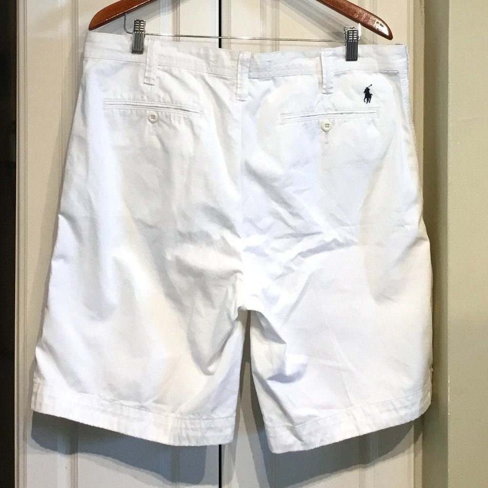 POLO Ralph Lauren Relaxed Fit 10" White Shorts Size 36